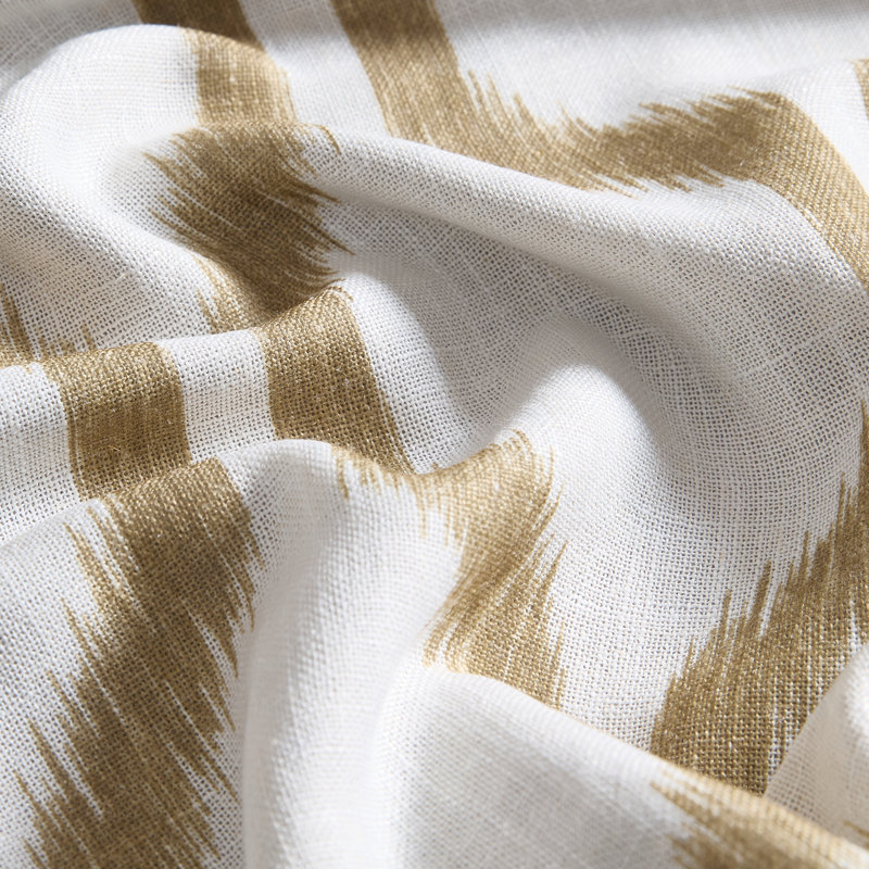 Rideau simple en polyester Clayburgh, Naturel, l 52 po x L 95 po