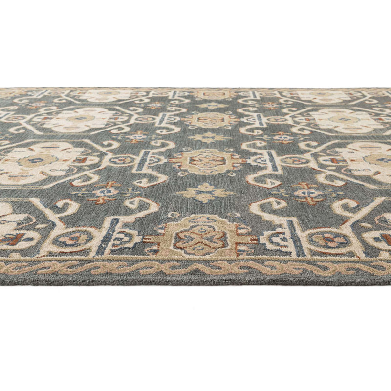 Tapis d'intérieur en laine touffeté à la main Fable, Rectangle 6 pi x 9 pi
