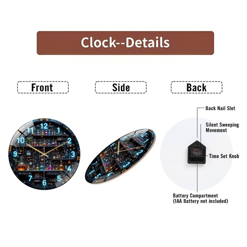 Horloge murale Steampunk