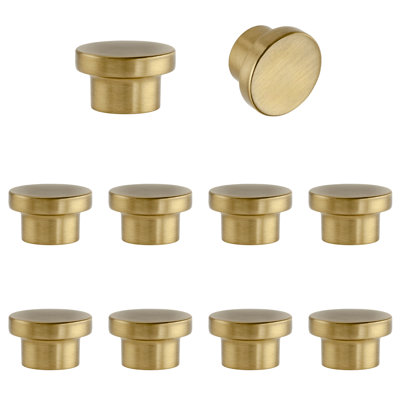 Ethan 1-1/4" Satin Brass Round Knob Multipack