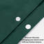 Microfiber 250 TC Reversible 4 piece Plain Duvet Cover Set with Pillowcases-121359965-121359969