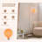 Floor Lamp Minimalist with Modern LED Bulb-1349592584
