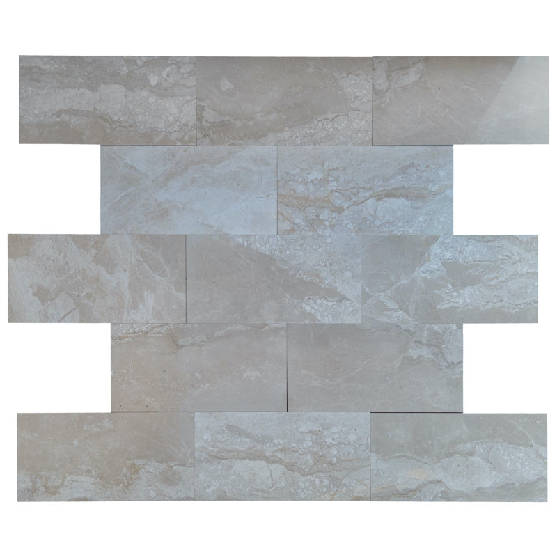 12" x 24" Marble Look Wall & Floor Tile