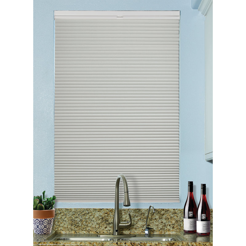 Store occultant sans cordon, L 21 po x L 48 po, Blanc hivernal