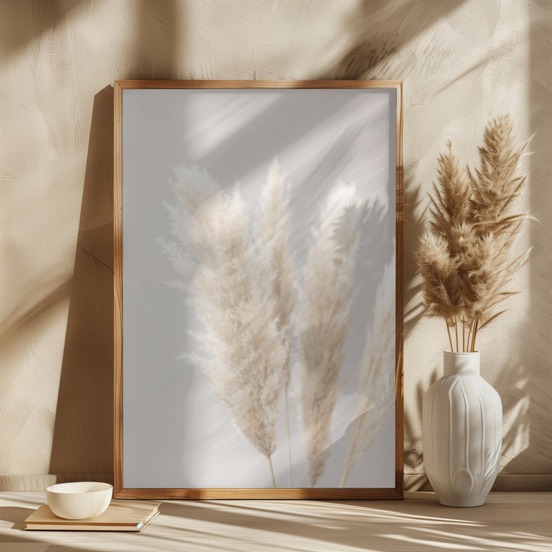 Pampas Grass 02, 91.44 cm H x 60.96 cm W
