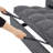Tufted Convertible Sleeper Sofa With Chaise With Foldable Seat Back And Pull-out Chaise Lounge Extension