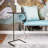 Mirrored Glass Top End Table-22550884