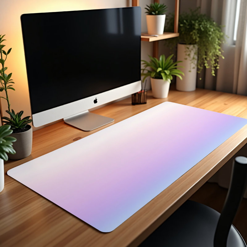 Polyester Desk Pad, 31.5x15.5