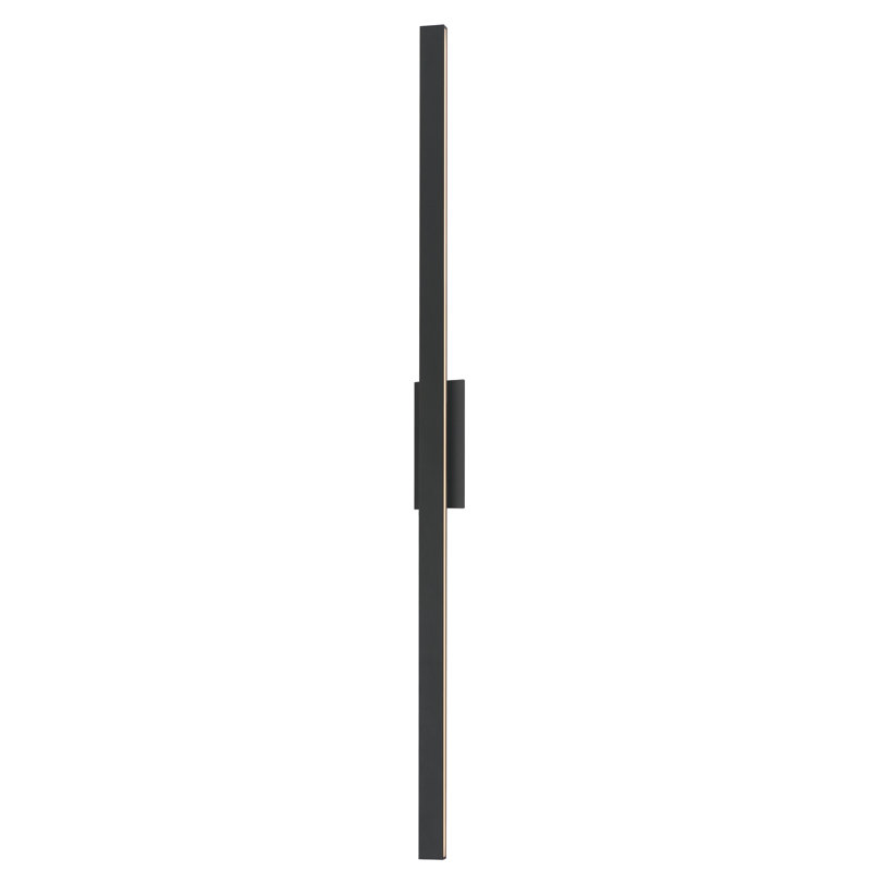 Fixation murale extérieure Alumilux, Noir, H 96 po x l 4,75 po x P 3 po