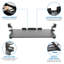 Montez-le! Plateau à clavier ergonomique coulissant sous le bureau avec pince pour clavier et souris 26,4 po x 11,8 po