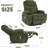 Electric Recliner Chair , Corduroy Power Recliner with 2 Side Pockets, Tool-Free Setup-1559544343