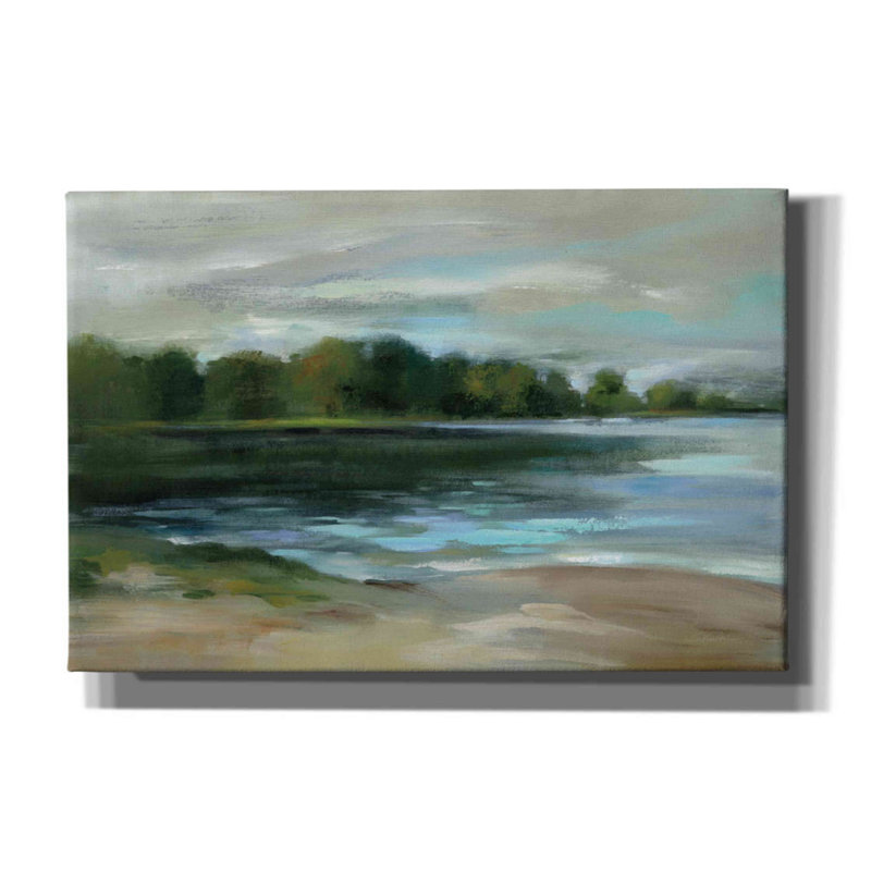 Reproduction sur toile tendue, "Lake Af après-midi" par Silvia Vassileva