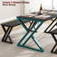 4 - Person Solid Wood Dining Set-1277273575-1277273570
