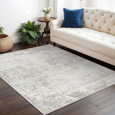 Beyanka Abstract Machine Tufted Area Rug
