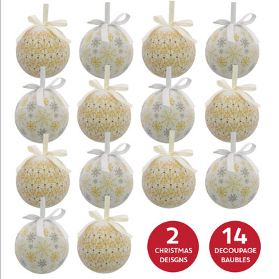 7.5 cm Plastic Shatterproof Bauble