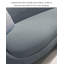 Chaise longue en velours de bois massif de style italien de luxe légère pour chambre à coucher et salon