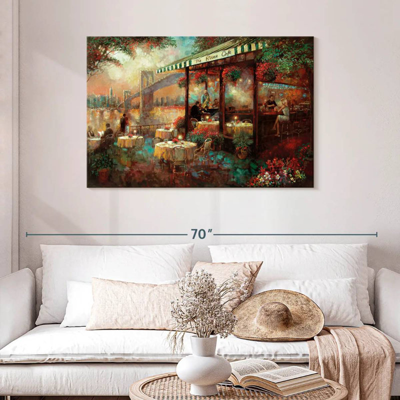 Yarlin The River Cafe, 30" H x 45" W