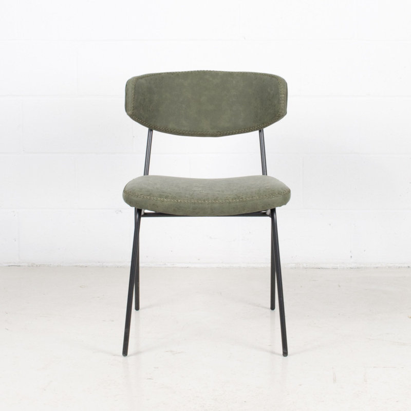Chaise d'appoint rembourrée Macey, Vert