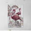 « rose flamant rose i »-impression sur bois-1270438886