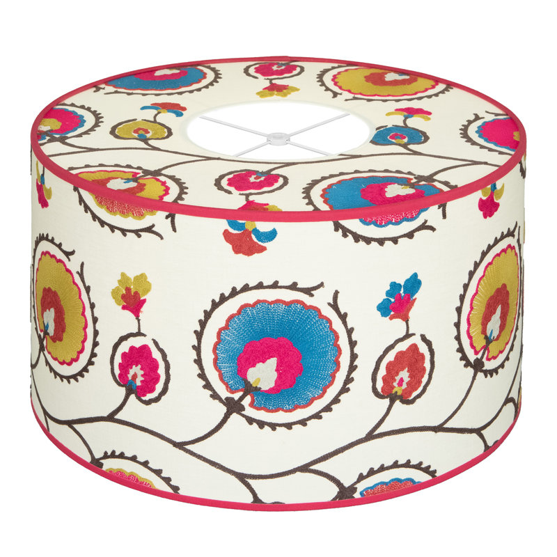 Abbey Rose - Shade Only - Mention - Blossom with Shannon Magenta Trim