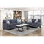 Canapé en chenille durable avec coussins décoratifs, meubles de salon de conception contemporaine, 1 pièce-832190905