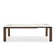 Omnia Extendable Table with Rectangular Top and Wooden Legs