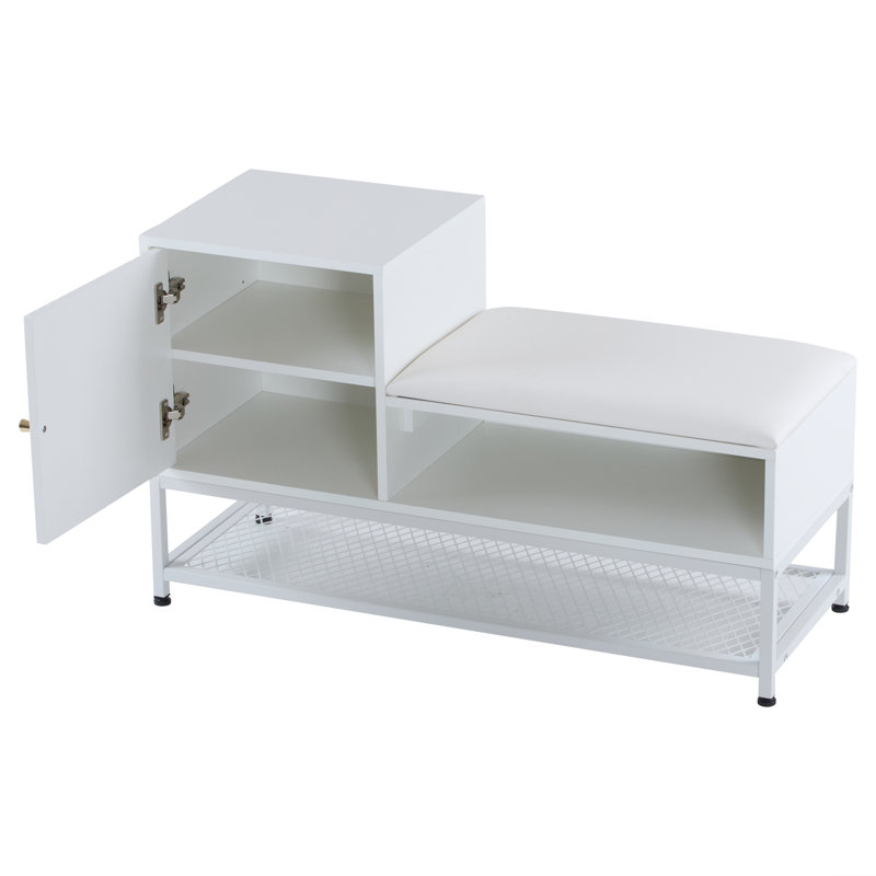 Rosaliz 8 Pair Shoe Storage Bench