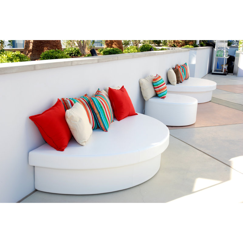 ClubNow Outdoor 4 - Seat Patio Daybed, Steel Gray