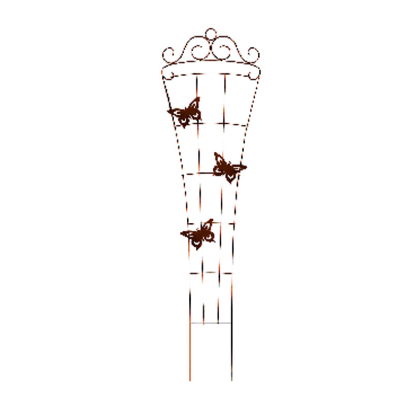 Panacea 72.5 in. H Brown Steel Trellis Panacea 72.5 in. H Brown Steel Trellis