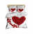 Rouge / blanc Saint-Valentin 7