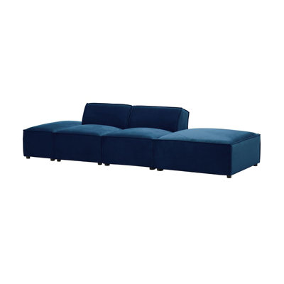 Rolandus 4 Seater Velvet Sofa
