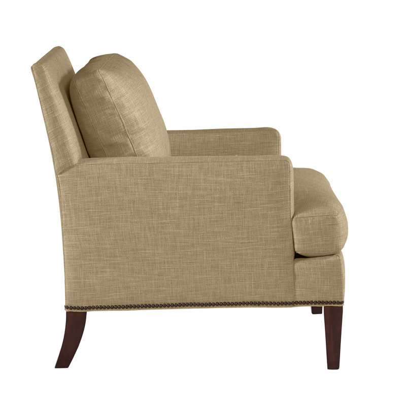 Audrey 36" Wide Armchair, Crystal Camel Polyester