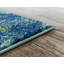 Tapis bleu marine / rose / jaune Trenton-40278002