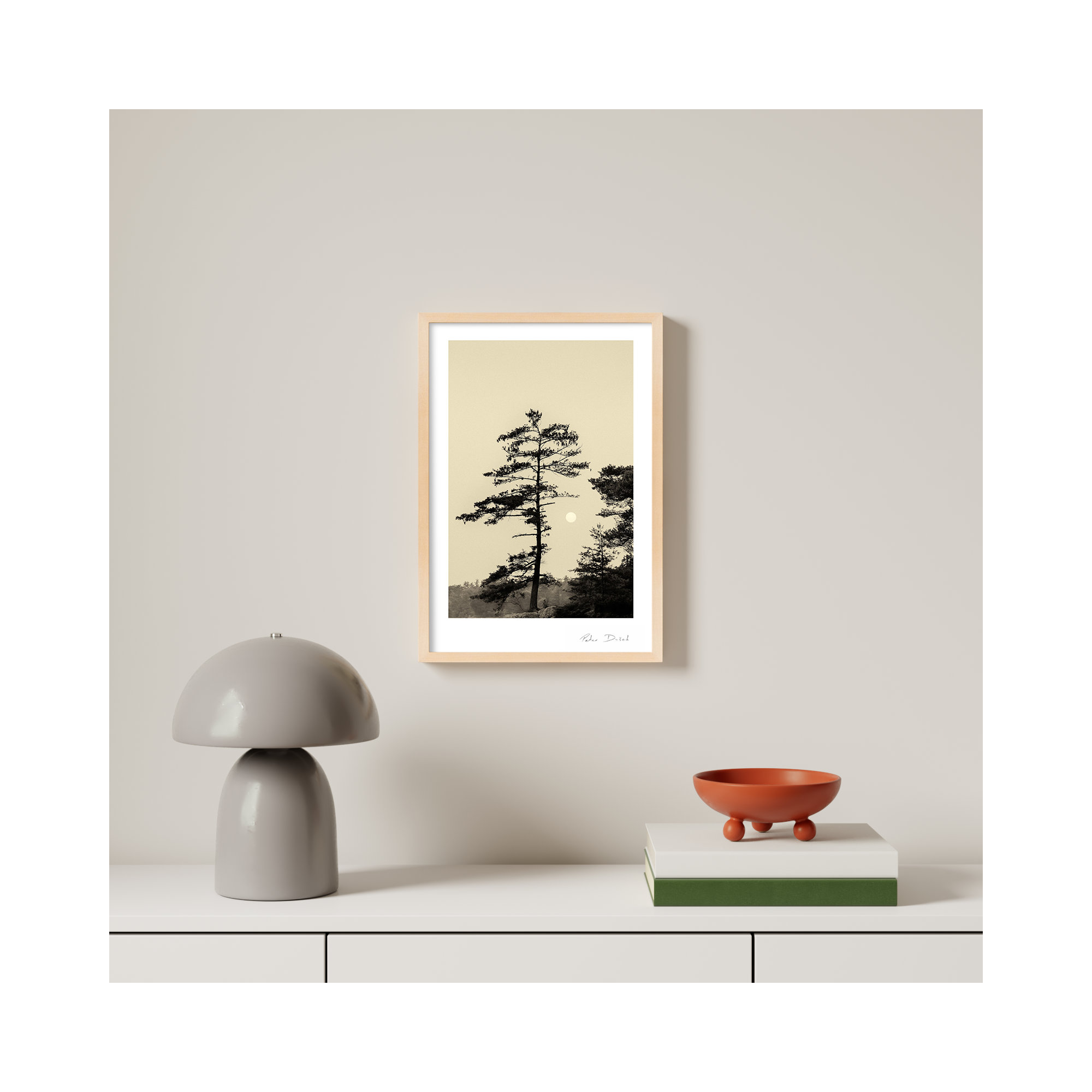 Serenity by Peter Dušek, Brown, 20" H x 14" W x 1.25" D