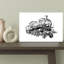 «Classic Steam Locomotive Classic Industrial Retro Architecture», reproduction d'art mural-134745635