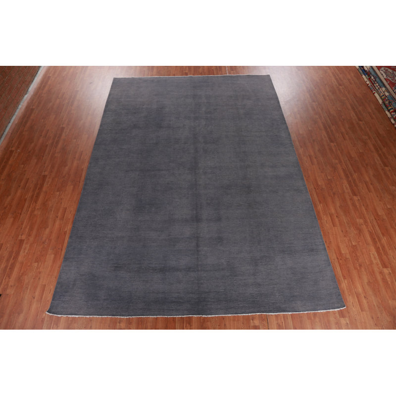 Solid Gabbeh Persian Large Rug 10x14