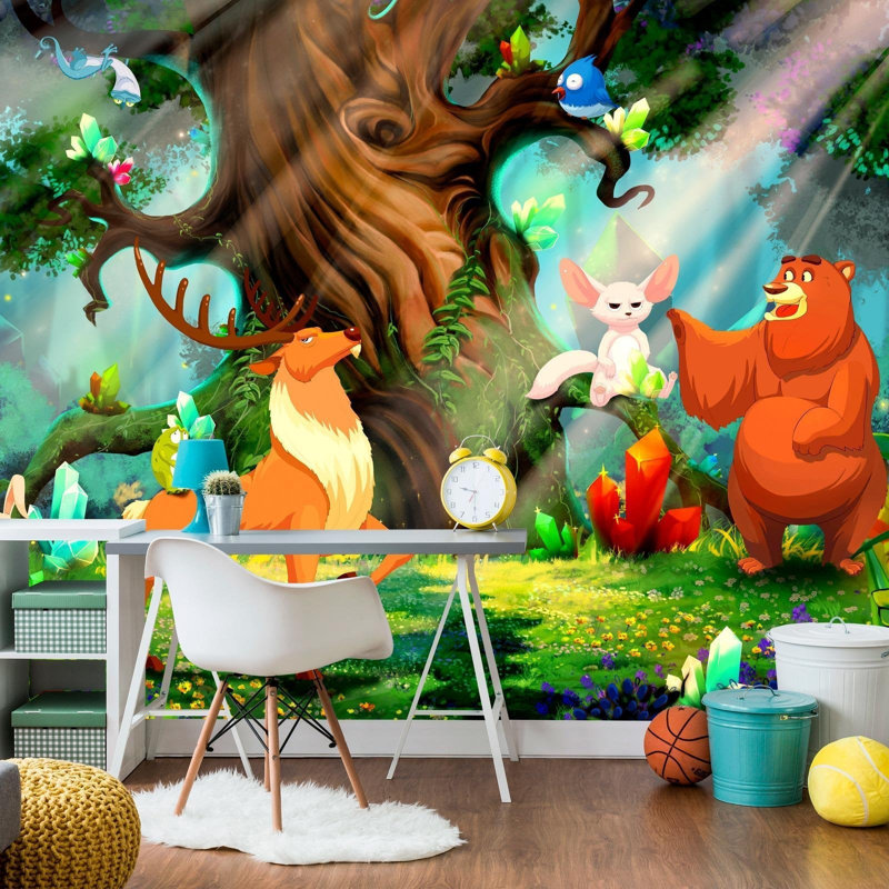Duboce Wall Mural, 96" L x 137" W