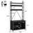 Hall Tree with Bench and Coat Rack in Brown - 36.41" Entryway Shoe Bench with Removable Hooks and Top Shelf, 5-in-1 Freestanding Storage for Entry Area or Mudroom (36.41"L x 13.77"W x 69.88"H)