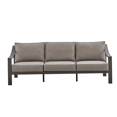 Umbriax Aluminum Outdoor Sofa in Brown