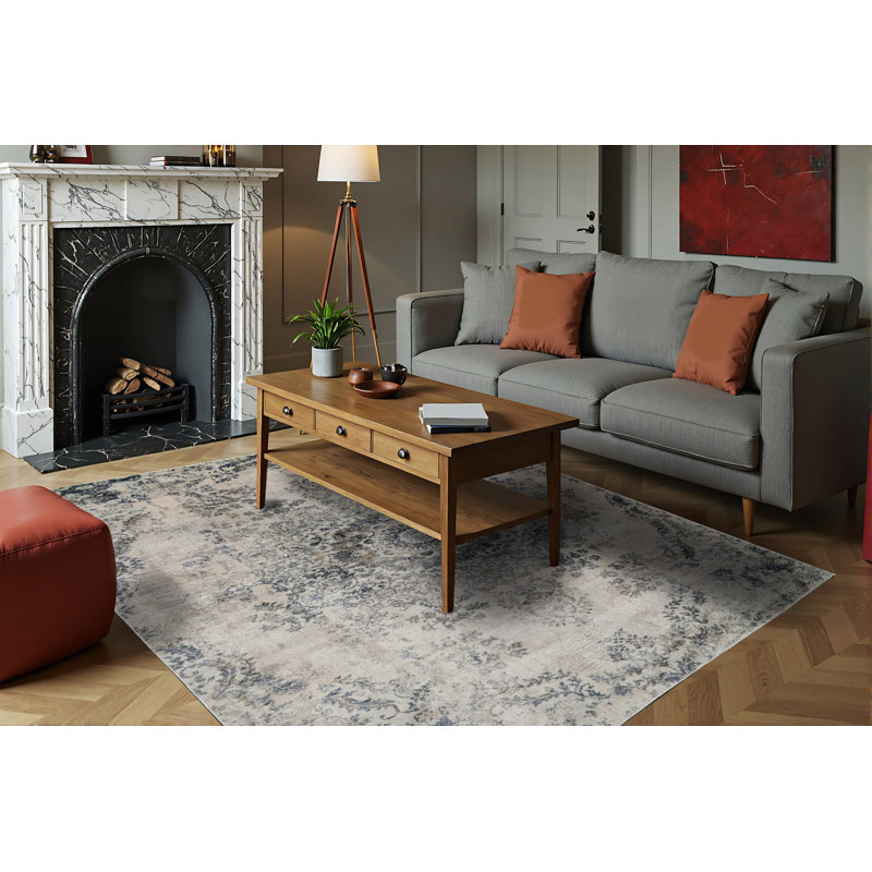 Felda Oriental Indoor Rug, Rectangle 9' x 12'10"