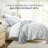Quilt Set- Lightweight - All Season Quilted Coverlet - Textured Floral-105628170-105628166