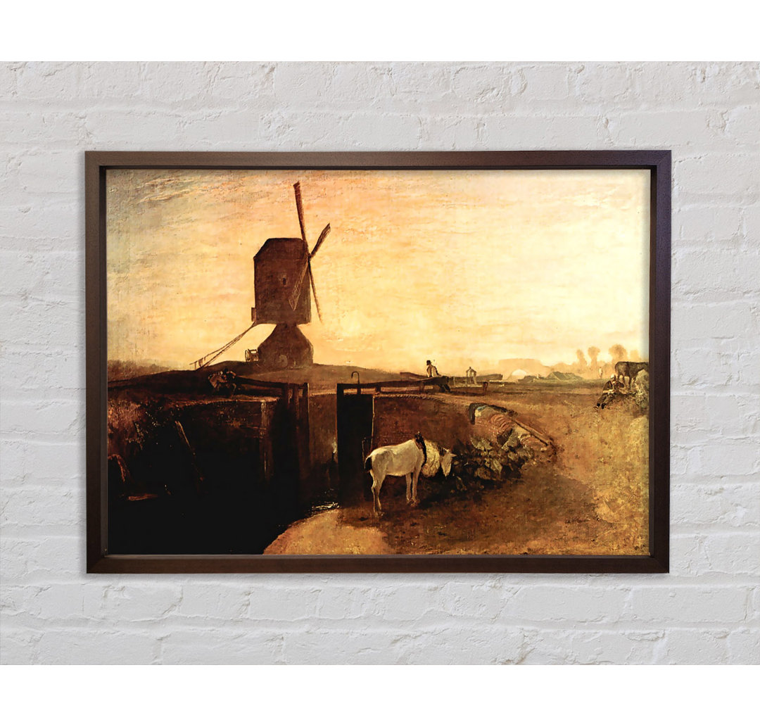 Southall Mill von Joseph Mallord William Turner - Einzelbildrahmen Kunstdrucke auf Leinwand