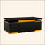 Table basse à plateau relevable avec 4 tabourets de rangement, table basse moderne avec plateau pliable, table basse réglable multifonctionnelle pour le salon-1370371301