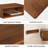 Davyen Solid Wood Rectangular Floating Nightstand-1142544296