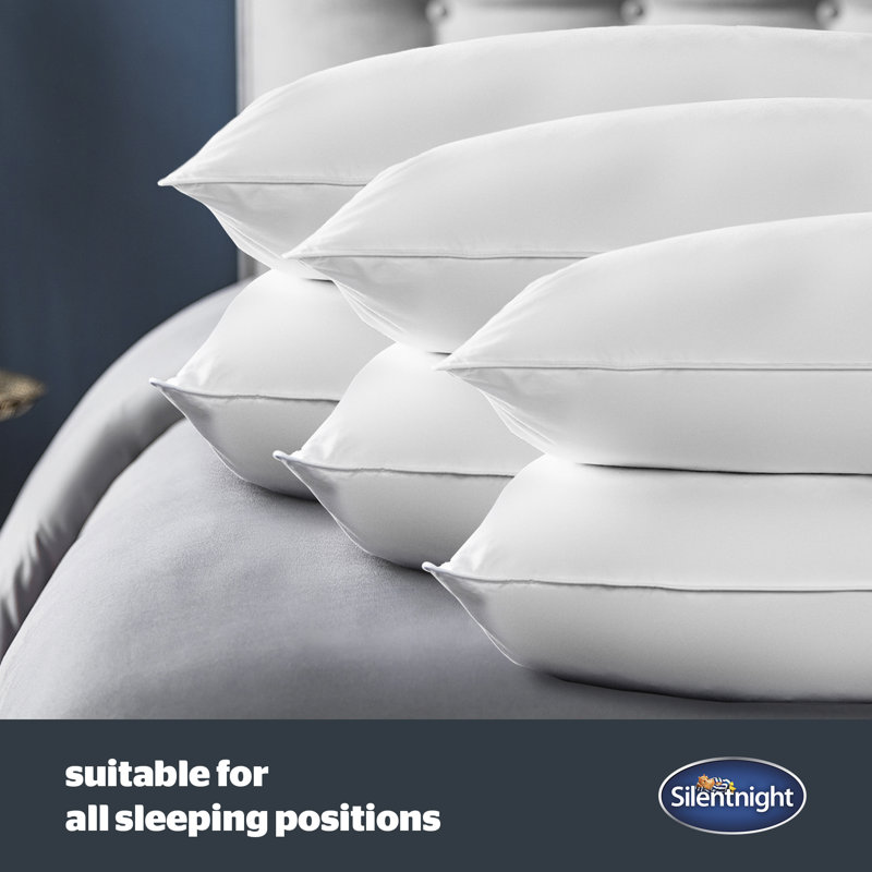 Silentnight Anti Allergy Duck Feather And Down Pillows - 6 Pack
