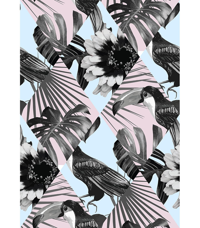 McClellandville Matte Peel & Stick Mural, 250 x 250cm