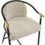 Tabouret de comptoir rembourré H 26 po avec structure en métal-1667959039