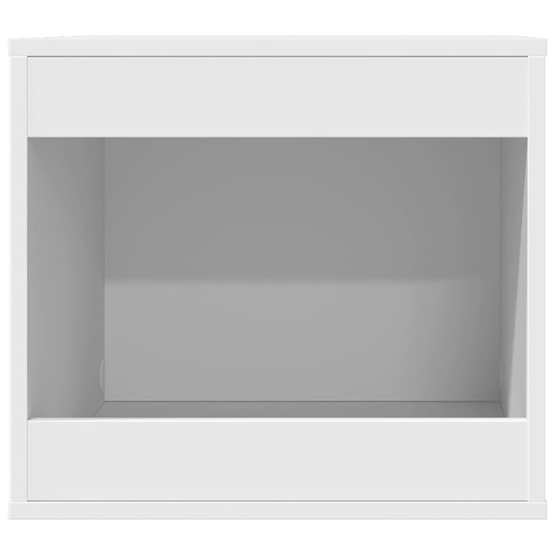 Engineered Wood Litter Box Enclosure, White