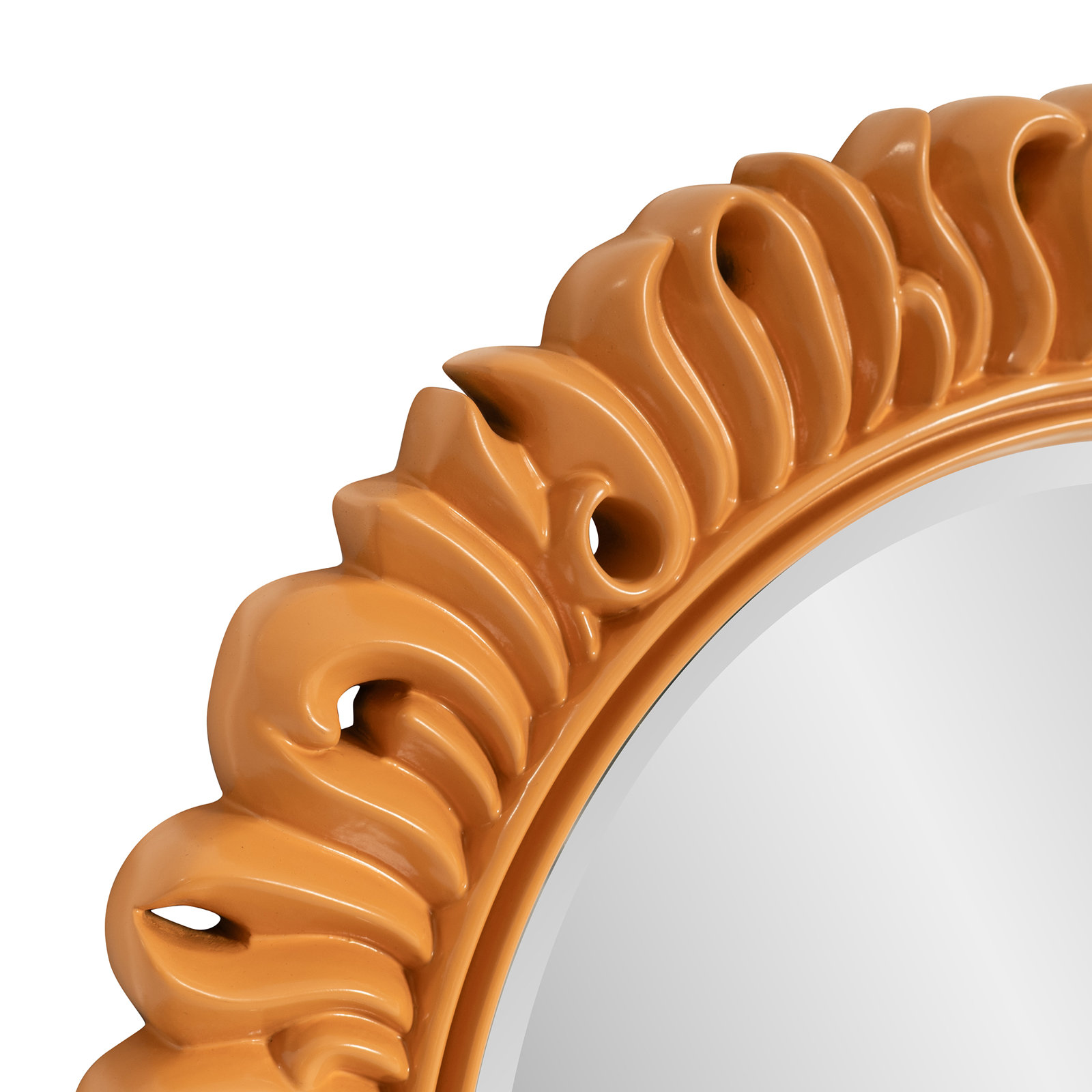 El Castillo Sun Mirror Hunter Green, Orange