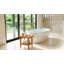 Banc de douche en teck massif 21 po